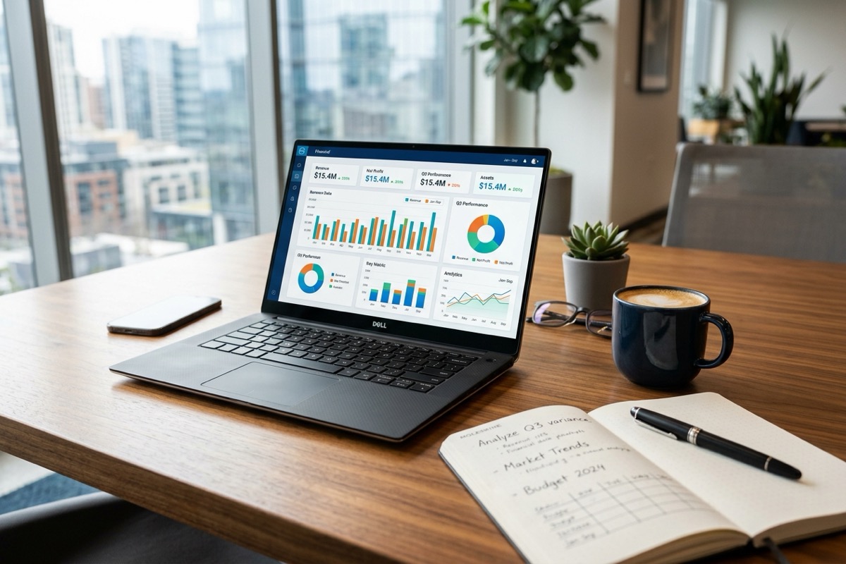 Modern cloud accounting software dashboard, digital invoicing, and financial bookkeeping - Mevo by SHS